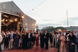 Wedding Guests enjoying the wedding reception