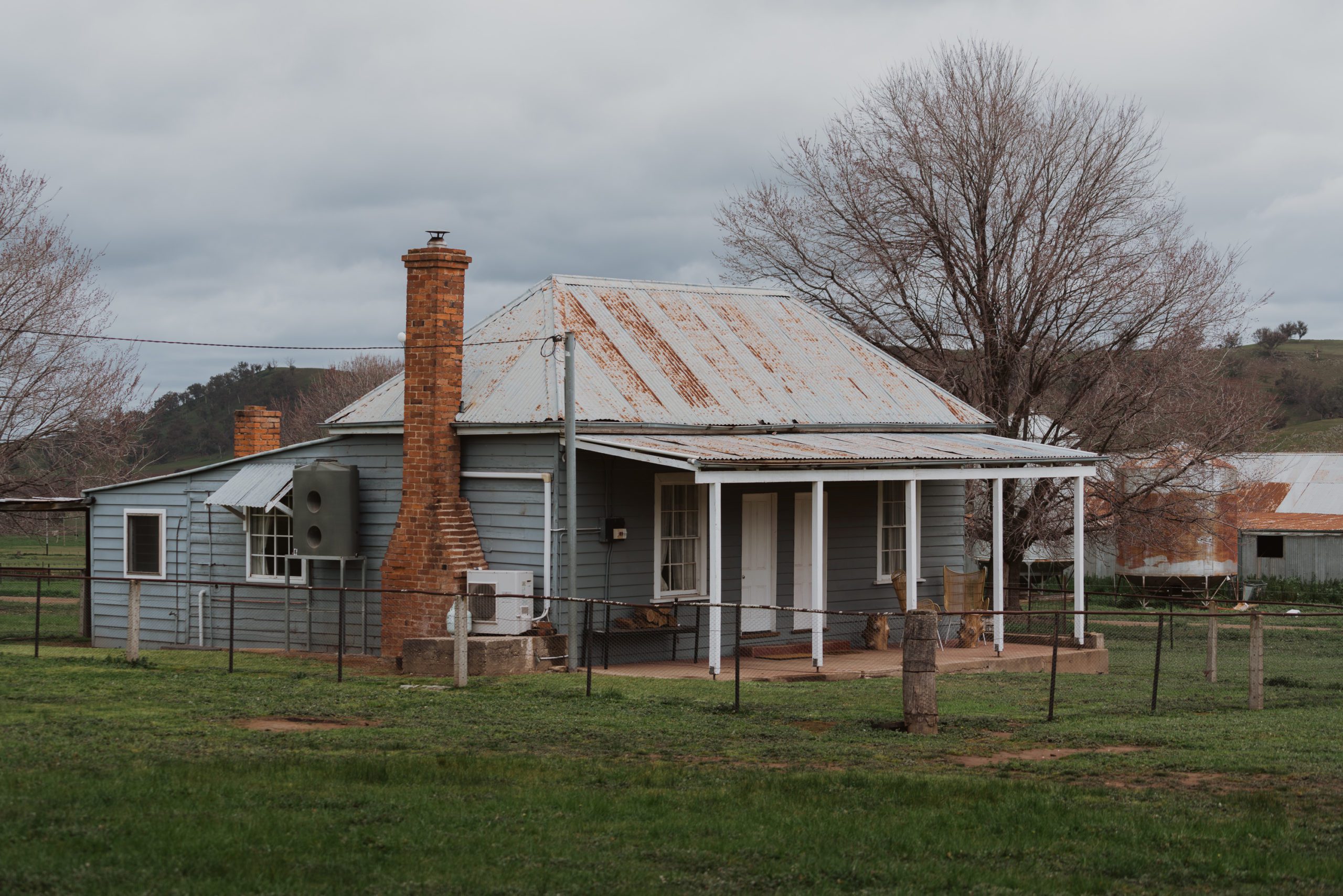 Country cottage farm stay accommodation.