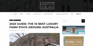 and article entitled the best 10 luxury farm stays around Australia
