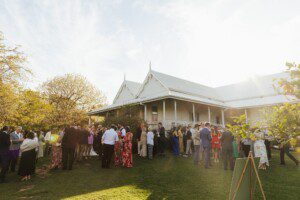 The beautiful country homestead wedding ceremony